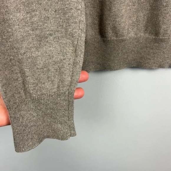 J. Crew Cotton Cashmere V-Neck Knit Pullover Sweater - Picture 3 of 6